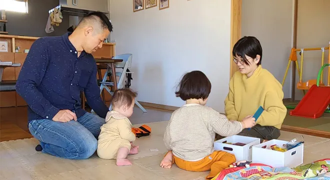 親子で過ごす快適なリビング