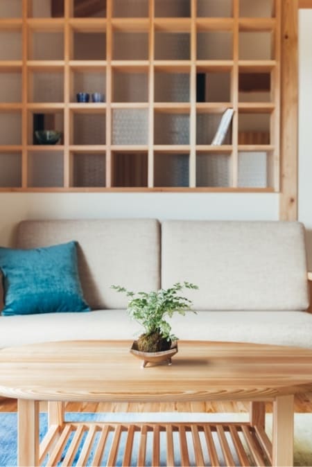 おしゃれなリビング空間