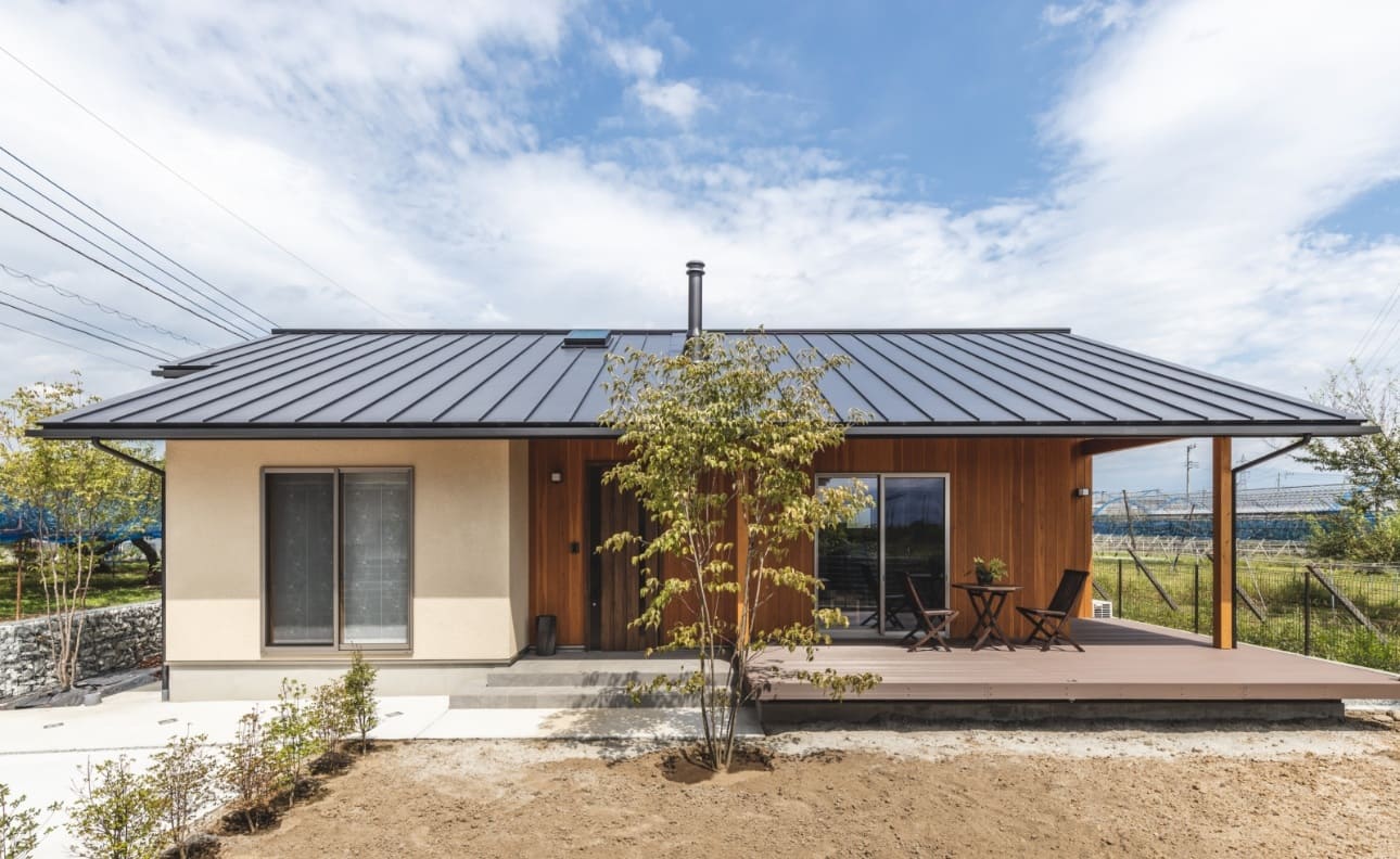 平屋住宅の外観